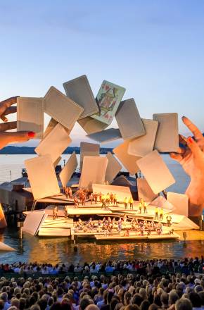 Seebühne Bregenzer Festspiele am Bodensee