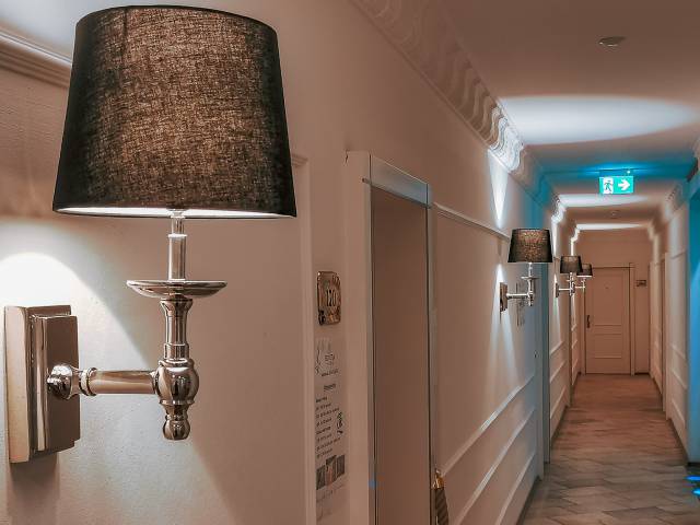 Flur im Yachthotel Helvetia