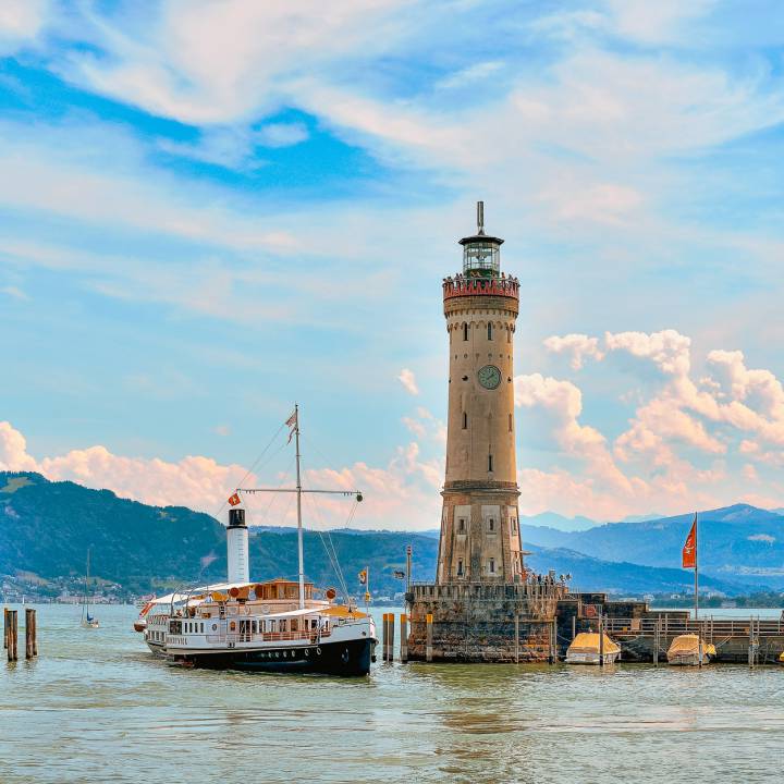 Die idyllische Insel Lindau am Bodensee - Hotel Helvetia