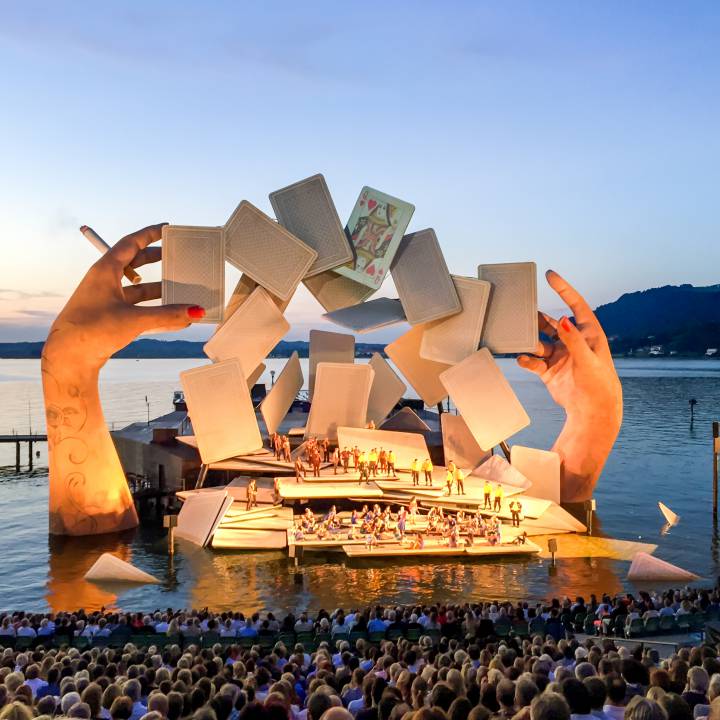 Seebühne Bregenzer Festspiele am Bodensee