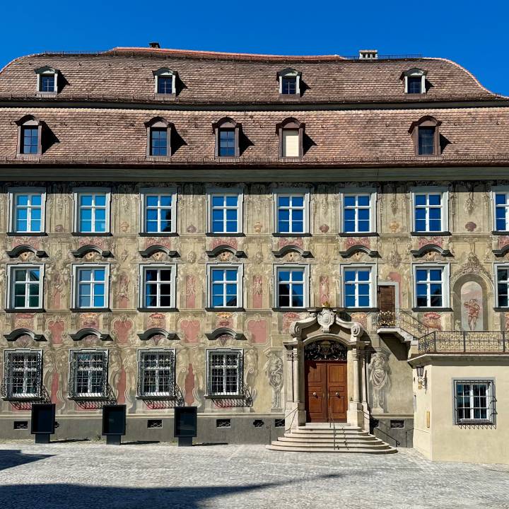 Cavazzenfassade auf der Insel Lindau
